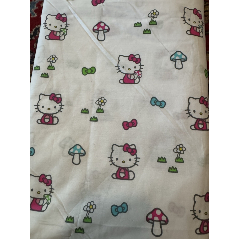 Hello Kitty Sanrio Twin Bed Top Sheet Only Flat Sheet Twin XL New